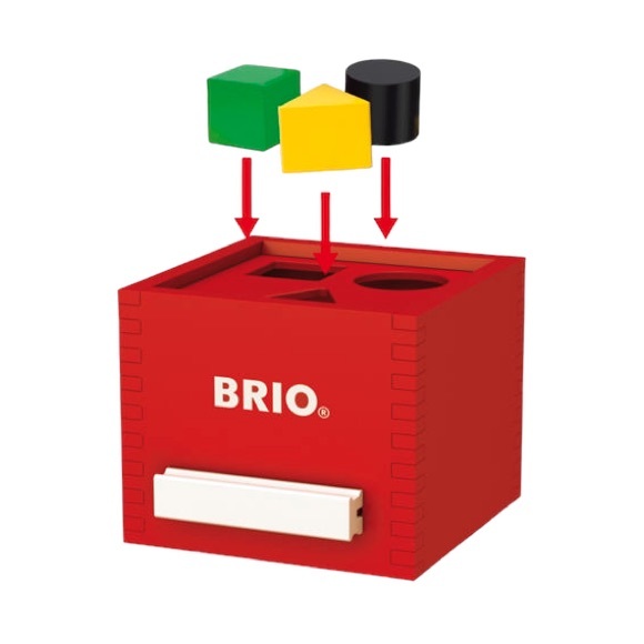 Brio Toys | Brio Wooden Sorting Box, Toddler | Color: Red | Size: OS. - Picture 4 of 10